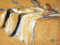 Henri De Toulouse-Lautrec Alone oil painting picture